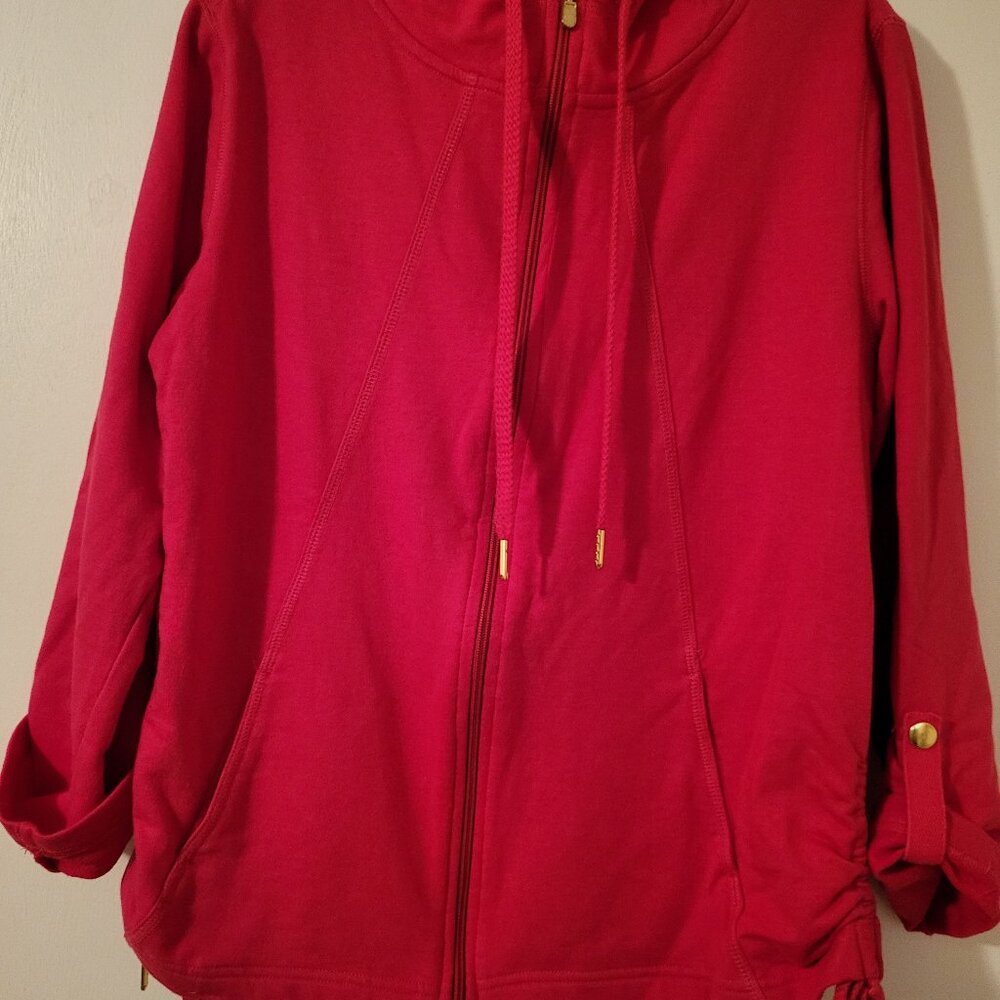 Hot Pink Jogging Suit "Silverwear New York" (L)